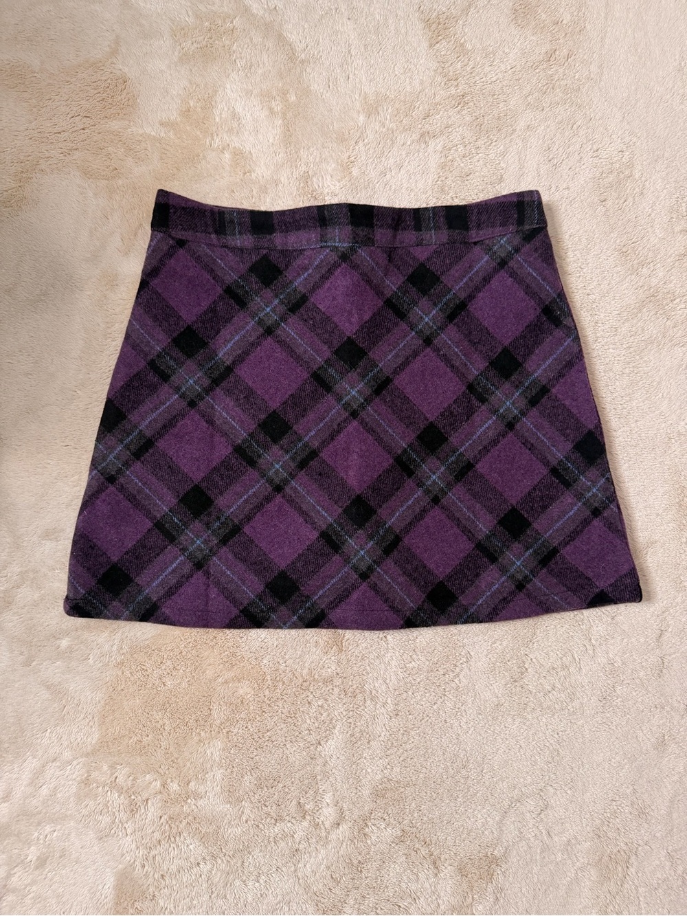 ‼️🍁Chicwish Purple Plaid A-Line Skirt‼️🍁